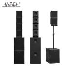 ARE Audio Line Array Speaker PA System with Eight Single 10" Full Range and Four