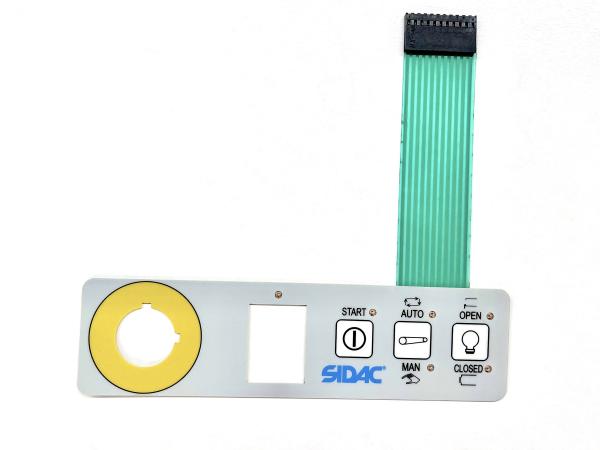 Cheap Electronic Reverse Printing Custom Membrane Keyboard With High Performance for sale