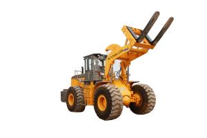 Cross-country ability 23 ton granite shovel loader with pallet fork  with max lifting height 3480mm