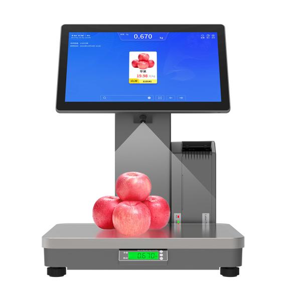 Cheap 15kg Capacity POS Weighing Scale Automatic Identification POS Weighing Machine for sale