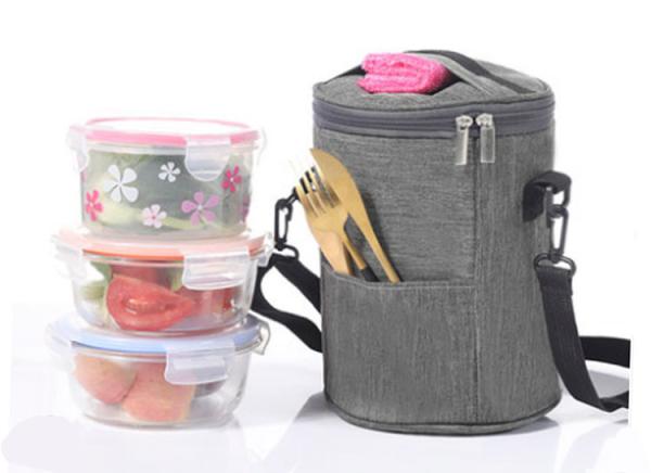 Cheap Round Insulated reusable custom cooler bag aluminium foil lunch bags for sale