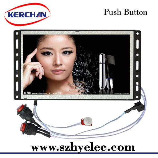 Cheap 7 Inch Open Frame LCD Screen 720P Video Display 12ms Response Time for sale
