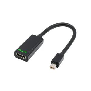 China High Quality 4K*2K HDTV Female to Mini DP Male Audio Video Cable Converter HDMI to Mini Displayport Cable Adapter for Desktop Laptop Projector Monitor on sale
