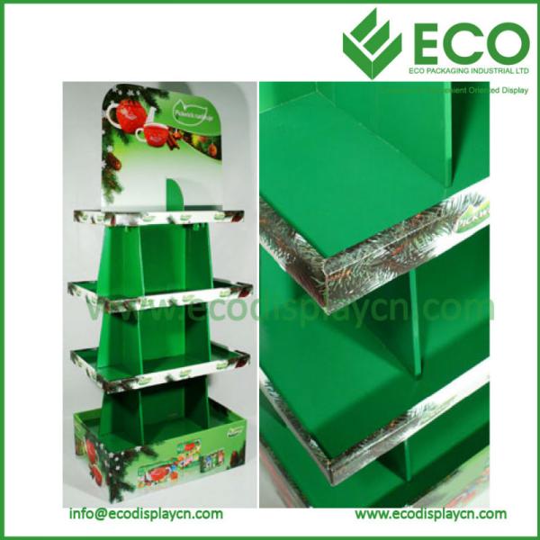 Cheap Custom Point of Purchase Cardboard Pallet Display with Four Tiers for sale