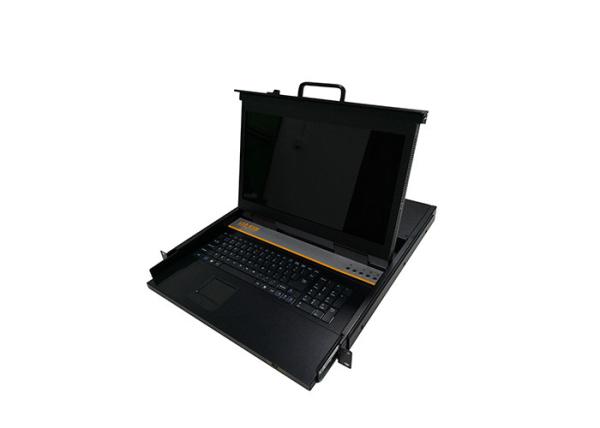 Cheap 4 Ports 1U KVM Monitor Switch 17.3'' Size Multiple Operating System Support for sale