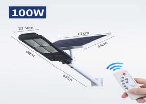 Customized Solar Powered LED Street Lights 200w With Solar Panel