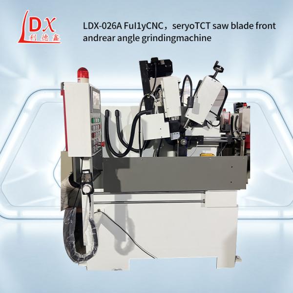 Cheap LDX-026A Servo Feed NC TCT Circular Saw Blade Front And Rear Angle Grinding Machine for sale