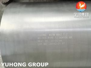 Best ASTM B862 Ti2 Titanium Welded Pipes For Heat Exchanger wholesale