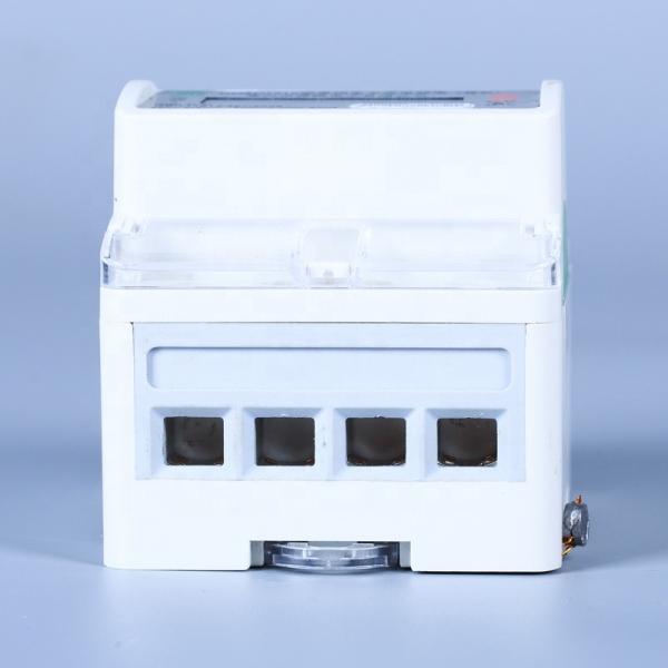 Cheap OEM Single Phase Din Rail Energy Meter with RS485/Modbus RTU Communication Interface ≤2W Power Consumption for sale