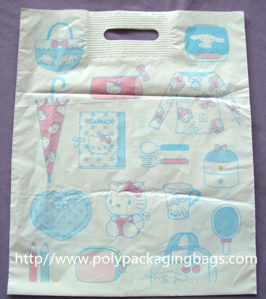 Cheap Promotional Printed Patch Handle Carrier Bags With Reinforcement for sale
