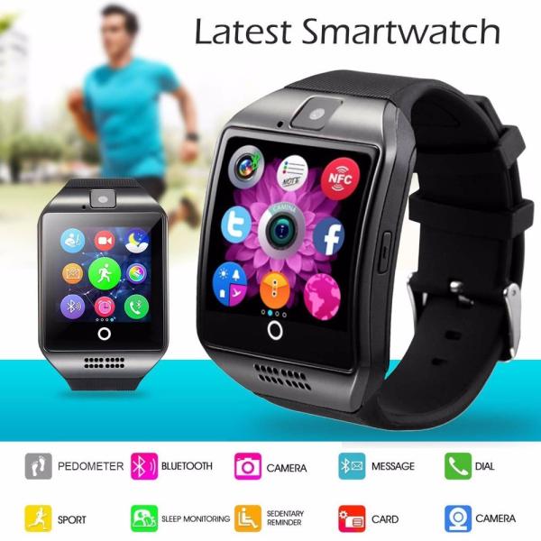 Cheap IOS / Android Bluetooth Smart Bracelet Support Facebook Whatsapp With 0.3 Mp Rear Camera for sale