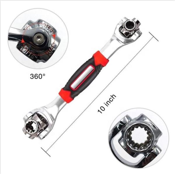 Cheap Magic Multifunction 48 In 1 Tiger Socket Wrench SS 360deg Rotating Head for sale