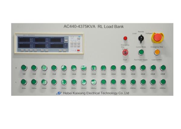 Cheap 440 V 3 Phase 4 Wire Reactive Load Bank Constant Power With Dry Load Module for sale
