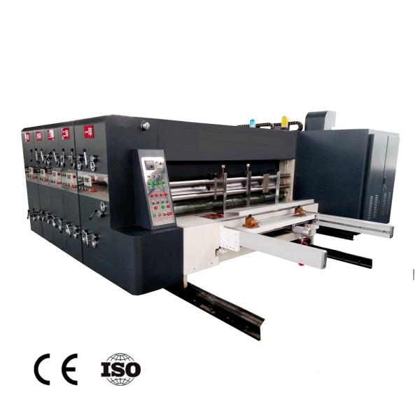 Cheap 4 Color Lead Edge Feeder Printer Slotter Die Cutter for sale