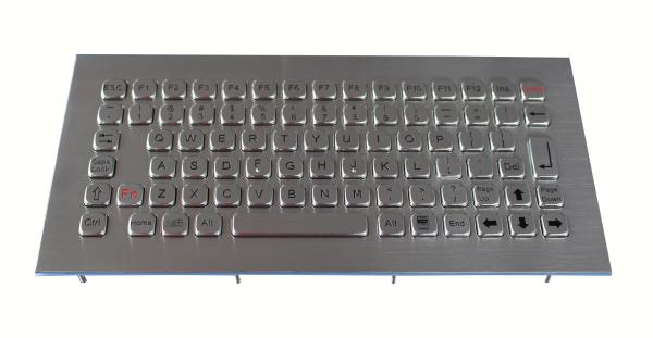 Cheap Dust Proof 81 Keys Industrial Computer Keyboard With Long Use Life Time for sale
