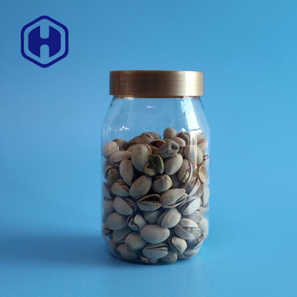 Cheap Custom Label 21oz Plastic Packaging Jar For Nuts Crackers Storage for sale