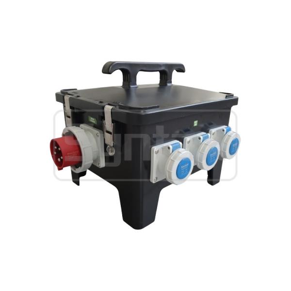 Cheap Syntax MP24 32A Portable Rubber Power Distro With RCBOs & MCBs Protection For Macau Project for sale
