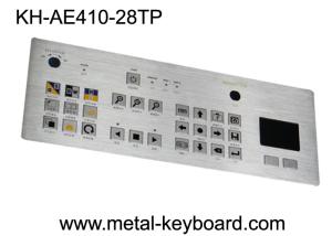Touchpad 28 Keys Industrial Metal Keyboard Flat Matrix Square Buttons