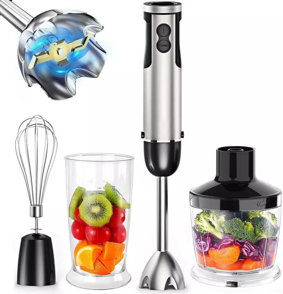 Cheap 800 Watt 5 In 1 Immersion Hand Blender 12 Speed Turbo Mode for sale