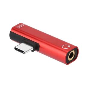China 2 in 1 USB Type C to 3.5mm Jack PD Charging Headphone Audio Adapter on sale