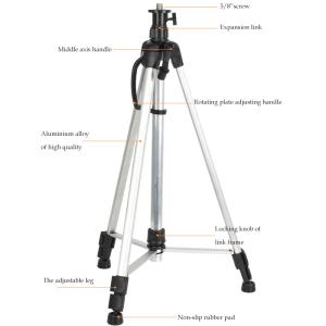 China Aluminum Adjustable Laser Level Tripod For Rotary And Line Lasers on sale
