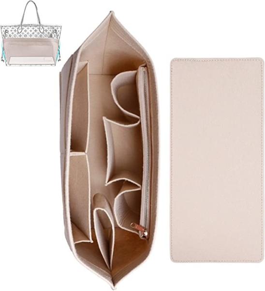 Cheap Portable DOXO Wallet Storage Felt Shopper Bag With YKK Zippers for sale