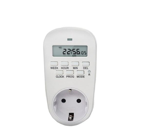 Cheap EUROPE 16A 250V 24 hour digital timer control timer socket switch for sale
