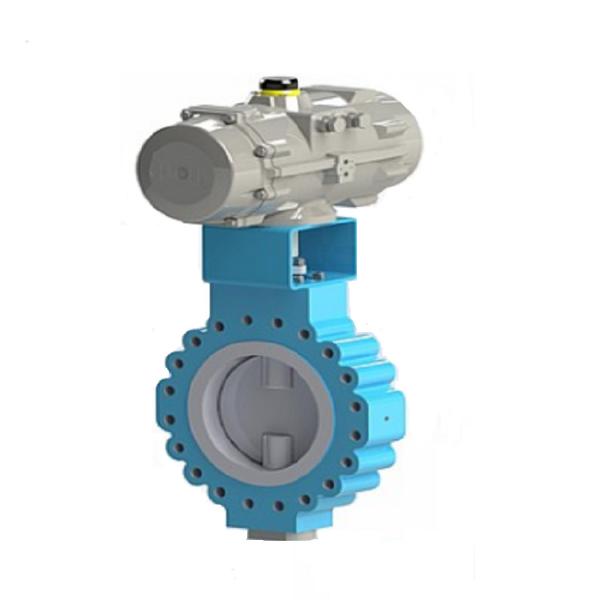 Cheap Butterfly Type Pneumatic Control Valve LAS/LDS Without Lining DIN Version for sale