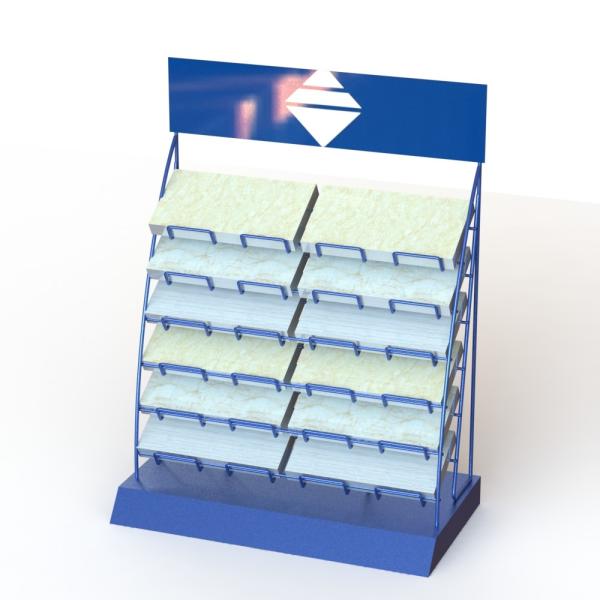 Cheap 12Layers Counter Top Display Racks For Ceramic Tile Sample for sale
