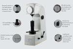 Vertical Height 170mm Basic Manual Rockwell Hardness Testing Machine with