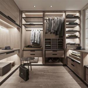 Knocked down Bedroom 5 Door Particle Board Wardrobes Customized size