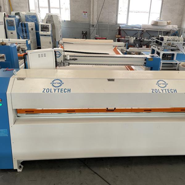 Cheap 2400mm Width CNC Computer Guided Quilting Machine Low Vibration for sale