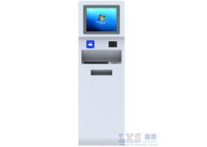 Interactive Information Kiosk Employees Self  Printing Service Terminal