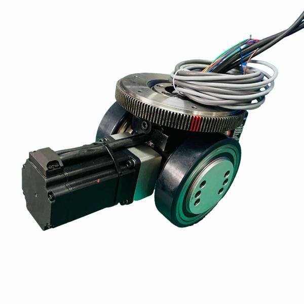 Cheap 400W Built In Motor Controller Gearbox AGV Drive Wheel Service Robot Use for sale