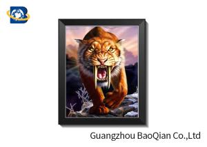China Full Color Custom Lenticular Pictures Framed 3D Poster 0.2 Mm To 5.0mm Thickness on sale