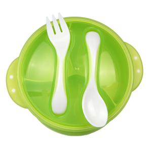 China Heighten Bottom Childrens Dinnerware Sets , Anti Broken Plastic Tableware Set on sale