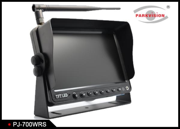 Cheap 2.4GHz Wireless Backup Camera Rear View Mirror Monitor With Beeping Alarm for sale