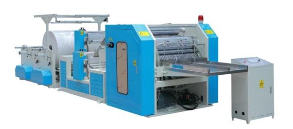 Cheap 4 Lanes 1/8 Folded Napkin Tissue Paper Folding Machine Root Vacuum Pump for sale