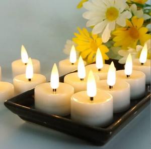 China Small Tealight Candle Wedding Centerpieces LED Electronic Wedding Candles on sale