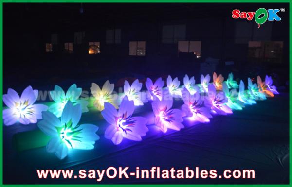 Cheap Customize Lighting Decoration Inflatable Flower Chain Used Wedding for sale