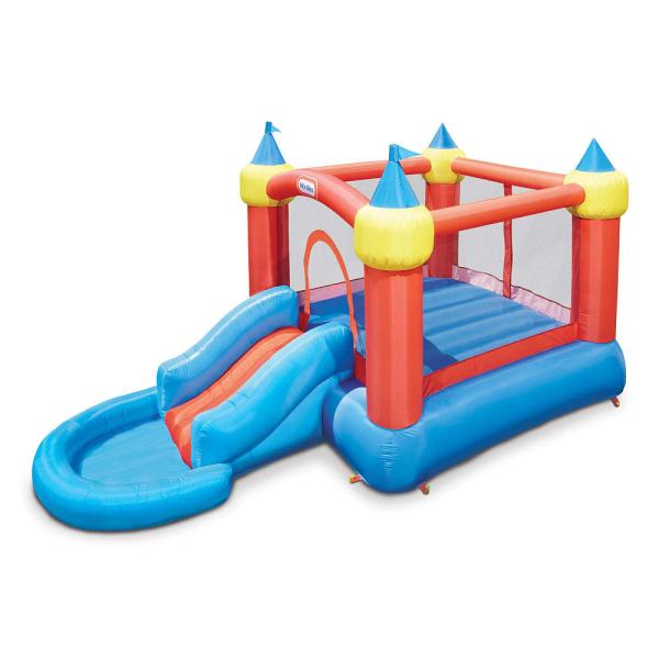Cheap Inflatable Bounce Castle with Slide into Ball Pit for sale