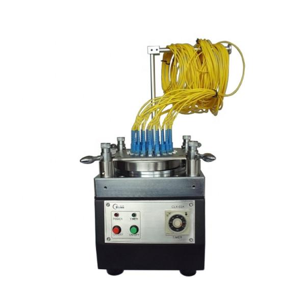 Cheap Low Undercut Optical Fiber Polishing Machine , Fiber Patch Cord Making Machine 120w for sale