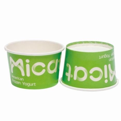 Cheap Bio Cardboard Ecofriendly Food Safe Grade Paper Directly Sell Custom Print Ice Cream Tub Cup Pint With Lid for sale
