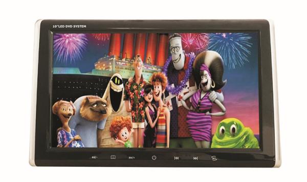 Cheap High Brightness Touch Car Seat Dvd Player 10" With Wireless Game Function for sale