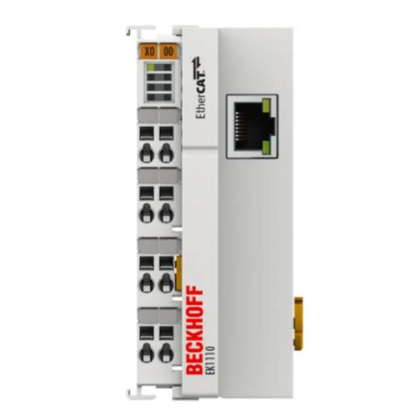 Cheap BECKHOFF EK1110 EtherCAT Extension PLC Module for sale