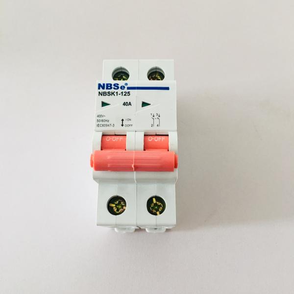 Cheap NBSK1-125 Circuit Breaker Disconnect Switch , Circuit Disconnect Switch 40A for sale