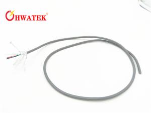 China Stranded Bare Copper Servo Cable , Screened Encoder Cable With PVC Gray Outer Sheath on sale