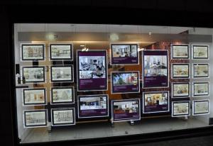 A4 Window Hanging Crystal LGP Acrylic LED Lightbox Display