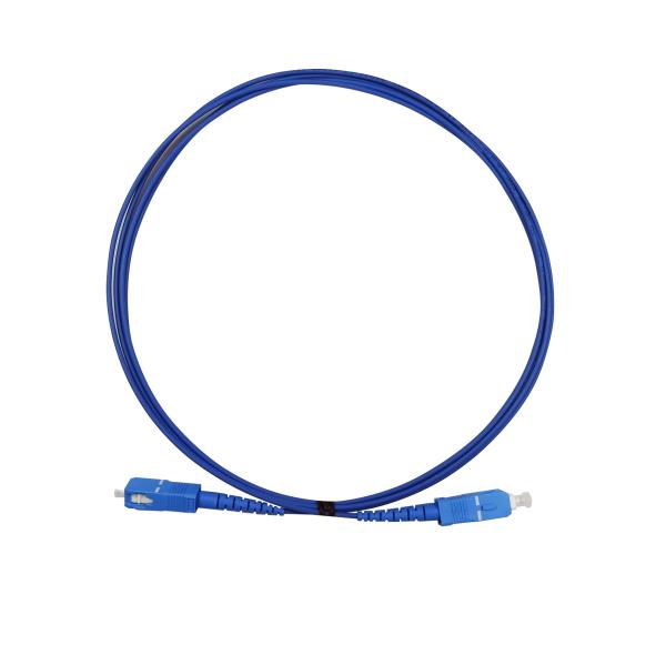 Cheap 1550nm G657A1 Armored Fiber Patch Cord Single Mode Simplex LSZH SC UPC for sale