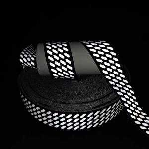Highlight T/C Backing Reflective Webbing Colorful Fashion Printing For Making Safety Outwear